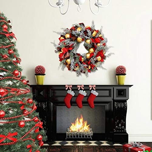 Jydqm Christmas Wreath Decoration Christmas Wreath Artificial Tree, Used For Door Tree Rattan Banner Decoration #TOP3