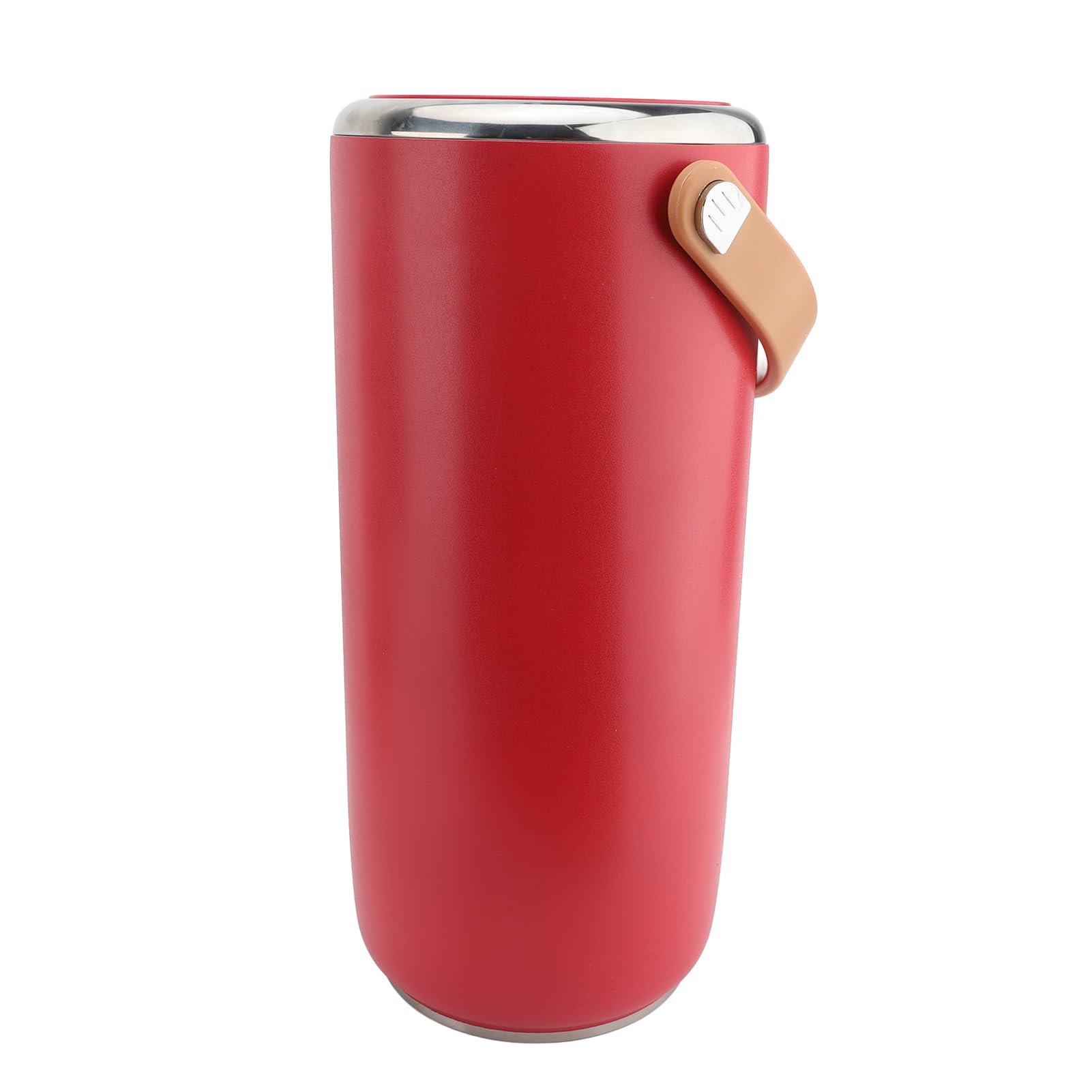 Pot Alimentaire isolé en Acier Inoxydable 3,4 L, Récipient (rouge) | Intérieur en Acier Inoxydable 304, Rétention de Chaleur de 6 à 8 Heures, Poignée Portable pour le Déjeuner, la Soupe et les