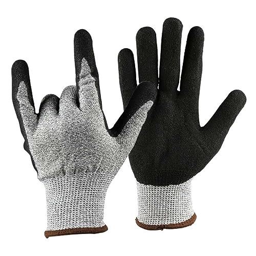 Uonlytech Cutting Gloves Superior Cut Resistant Durable Material Machine Washable Ideal for Kitchen Garden Woodworking