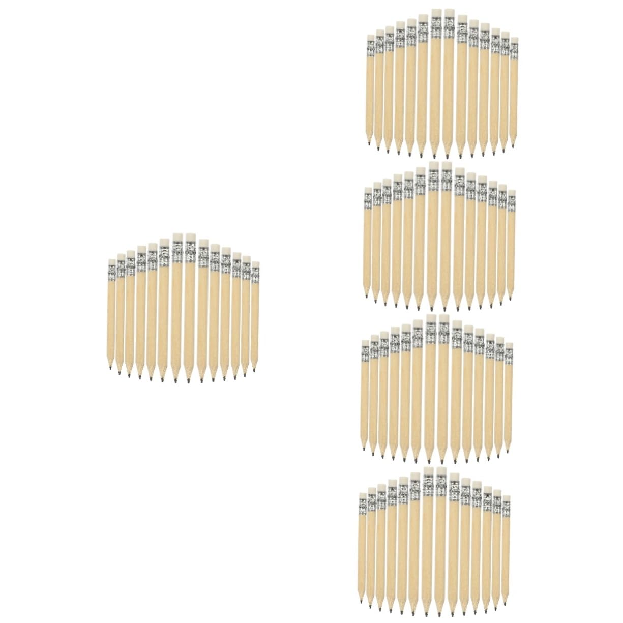 DOITOOL 250 piezas Lápices Cortos de Madera Natural para Golf de Unidades Lápices Ergonómicos para Escritura y Dibujo Escolar