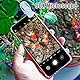 60X Mini-Mikroskop für Smartphone-Kamera,Handy-Clip-Mikroskop,Handy Mikroskop mit UV-LichtLED-Leuchten,Mikroskop Smartphone,Taschenmikroskop zur Währungserkennung,Schmuckbewertung