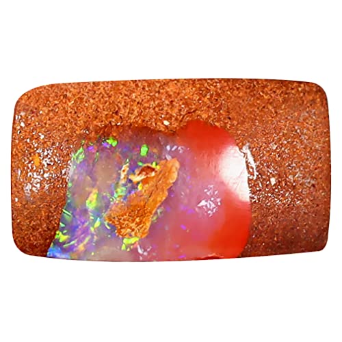 Pierre précieuse opale rocheuse multicolore 3.35 ct à offrir pour un bijou unique