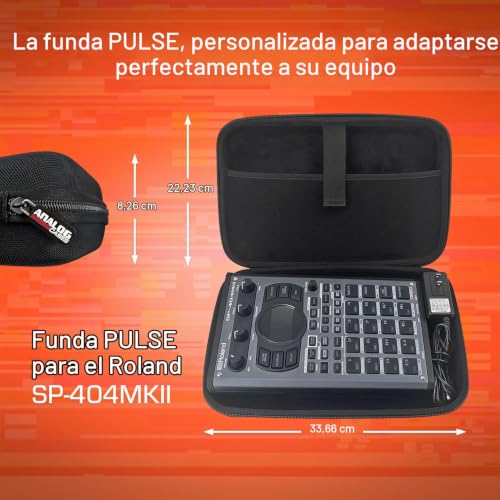 Miniatura 5 de Analog Cases Pulse - Funda Para Roland Sp-404 O Sp-404mkii, Black, Personalizado