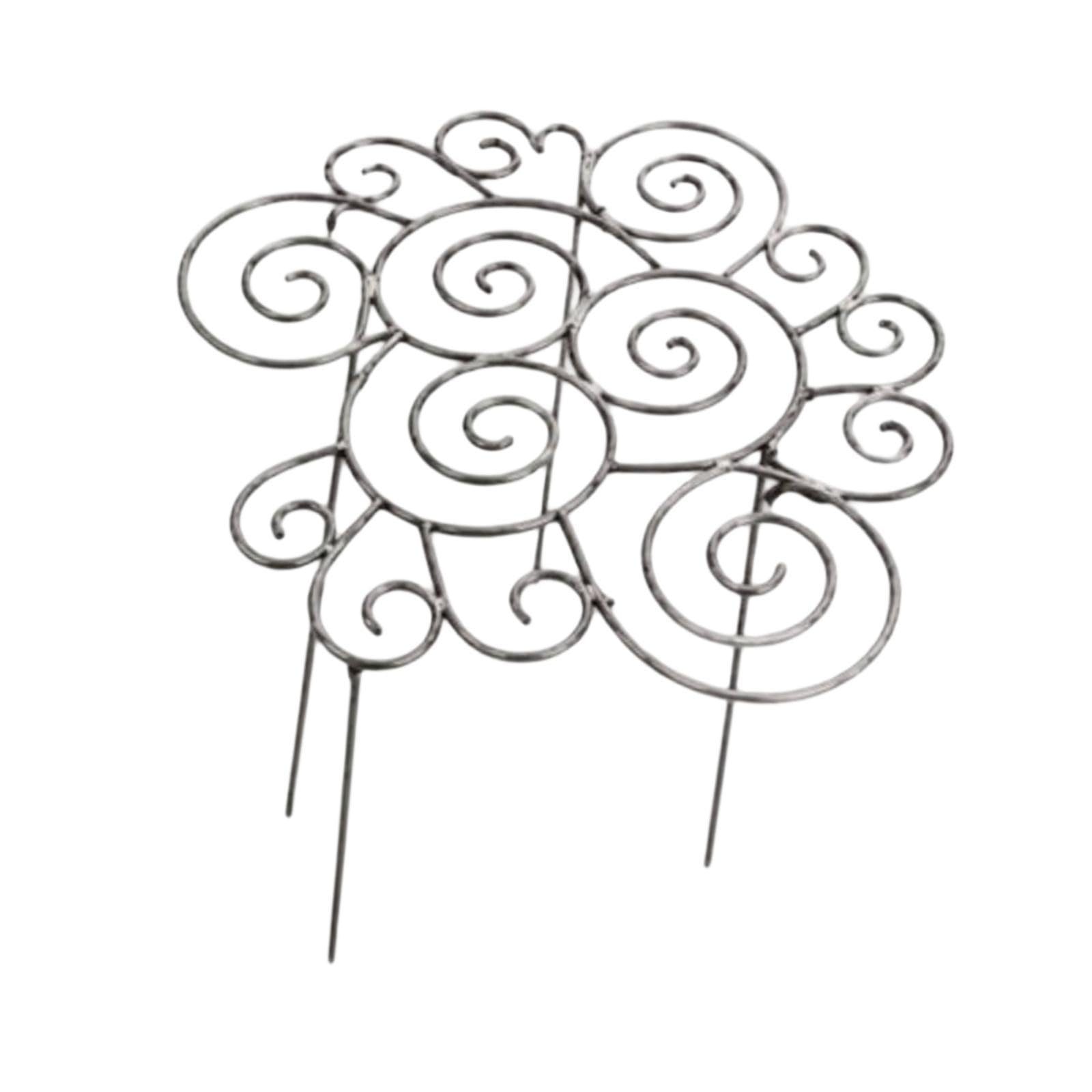 kowaku Tuteur en Fer pour Plantes, Support Décoratif pour Plantes D'intérieur et D'extérieur, Tuteur pour Ou de Parc, 44cmx44cm