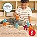 Fisher-Price Wood Montessori Toy Stacking Shapes, American Montessori Society Seal of Excellence, 16-Piece Wooden Learning Activity & Expert Play Tips for Kids Ages 2+ Years​ (Amazon Exclusive)