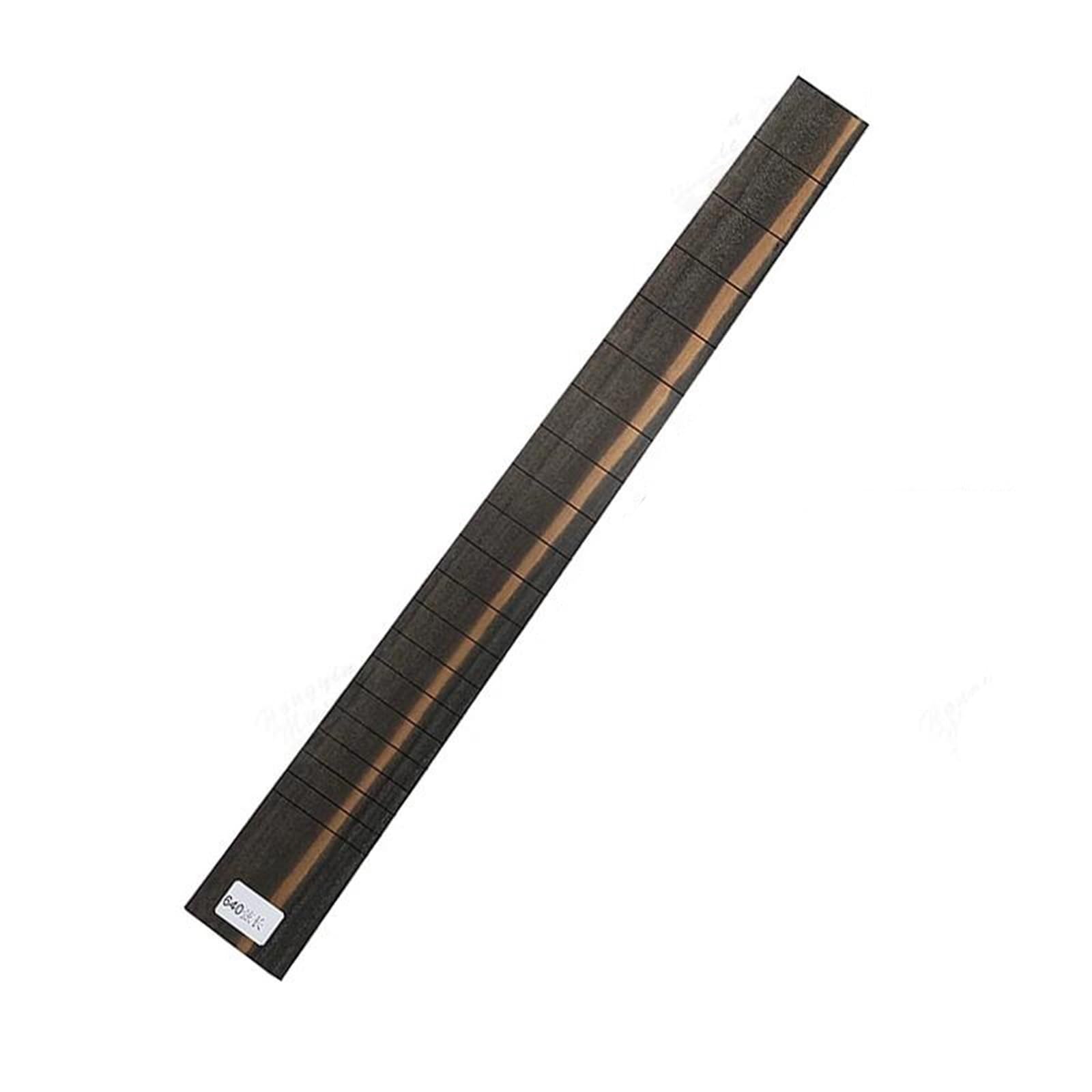 B Tastiera In Ebano Rigato Per Chitarra Acustica Elettrica Classica Materiale Semilavorato(640mm20F)