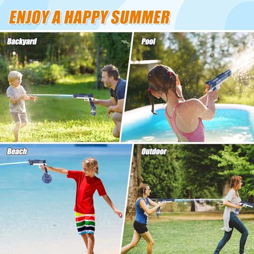 Image of Storio Rechargeable Electric Battery Operated Holi Pichkari Water Gun Toy for Kids | Desert Burst with Drum & Cartridge| Upto 30Ft Shooting Range| High Pressure Mechanism,Water Gun Toy for Holi