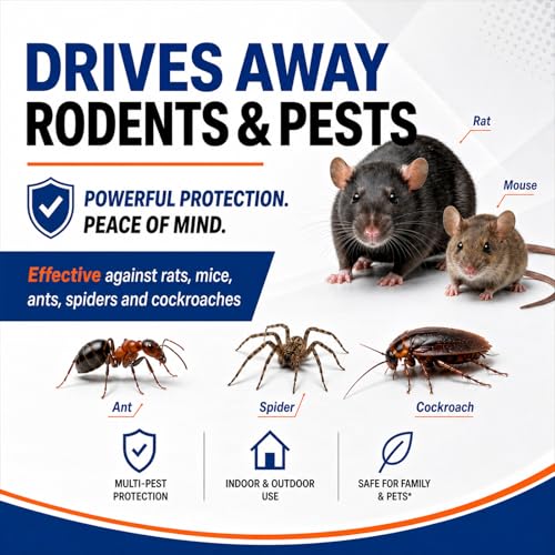 Image of Mouse Repellent Balls 32 Pack, Peppermint Rodent Repellent for Mice and Rats, Natural Mouse Deterrent Indoor Outdoor, Long Lasting Pest Control for Home, Garage, Basement, Attic, Car