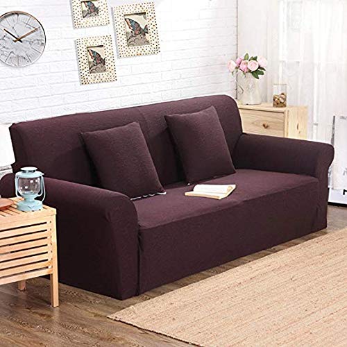 Housse coussin de canapé jacquard de luxe extensible 4 places