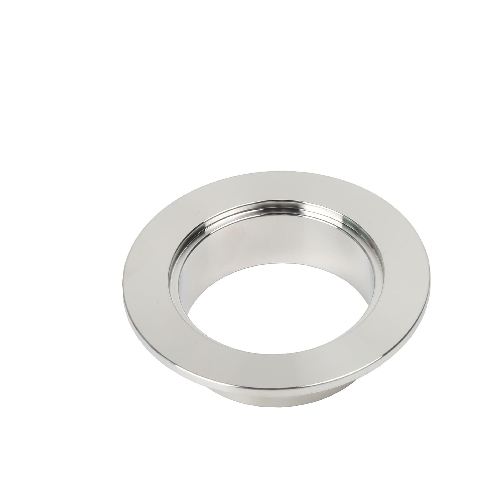 QMINOX 304 Stainless Steel Half Nipple Vacuum NW KF50 Weld Flanges KF50 Length 20mm Half Nipple