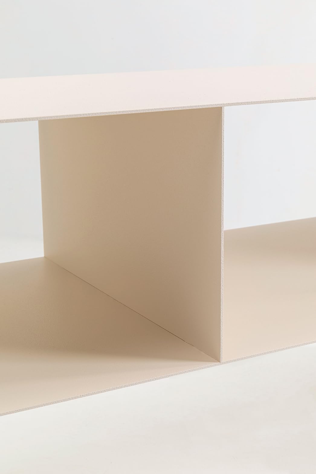 Kare Design Lowboard Lounge M, Creme, 90x37x44 cm, TV-Schrank, Sideboard, minimalistisches Design, 2 Fächer, Stahl, Industrial, Modern, Wohnzimmer