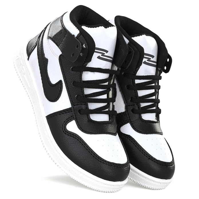 Image of HOOH Kids Unisex Sneakers for Boys and Girls from 5 Years to 12 Years (Size Chart in Images)