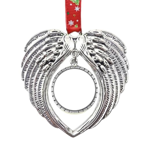 Cadre Colgante Foto De Navidad: De Aleación Conmemorativa con Cinta Adhesiva, Gancho De Árbol De Navidad, Auto, Ventana, Puerta | Decoración De Recuerdos Foto De 25 Mm para Familiares Y