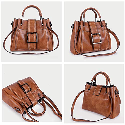 Bolso de mujer de gran capacidad en cuero sintético miniatura 6