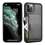 ZVE RFID Blocking Wallet Wallet Case Compatible with iPhone 13 Pro Max(2021), 6.7 inch, Slim Purse Case with Card Holder Slot Leather Cover for iPhone 13 Pro Max, 6.7 inch-Black