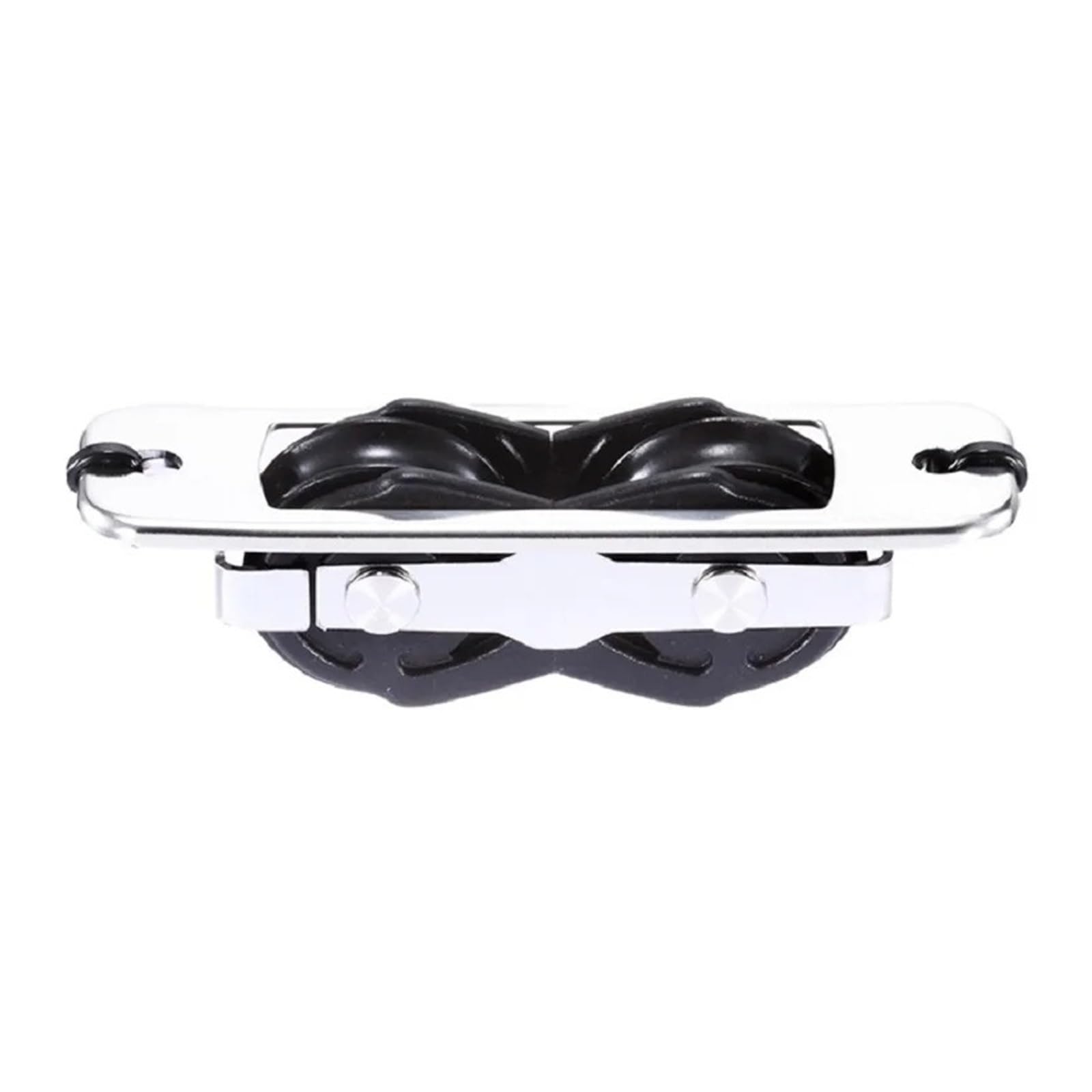 Bloque de cubierta de acero inoxidable de 29 mm con doble salida para velero pequeño