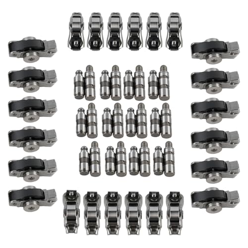Hemipors 24Pcs Intake & Exhaust Lifters Rocker Arms Kit Compatible with Jeep Grand Wrangler, Dodge Durango, Chrysler and Ram 1500 3.6L 2016-2024 Replace 68245463AA 5047883AB 5184296AD