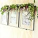 MYQG Flor Artificial Cuerda Artificial Wisteria Vid Guirnaldas Plantas Deja Al Aire...