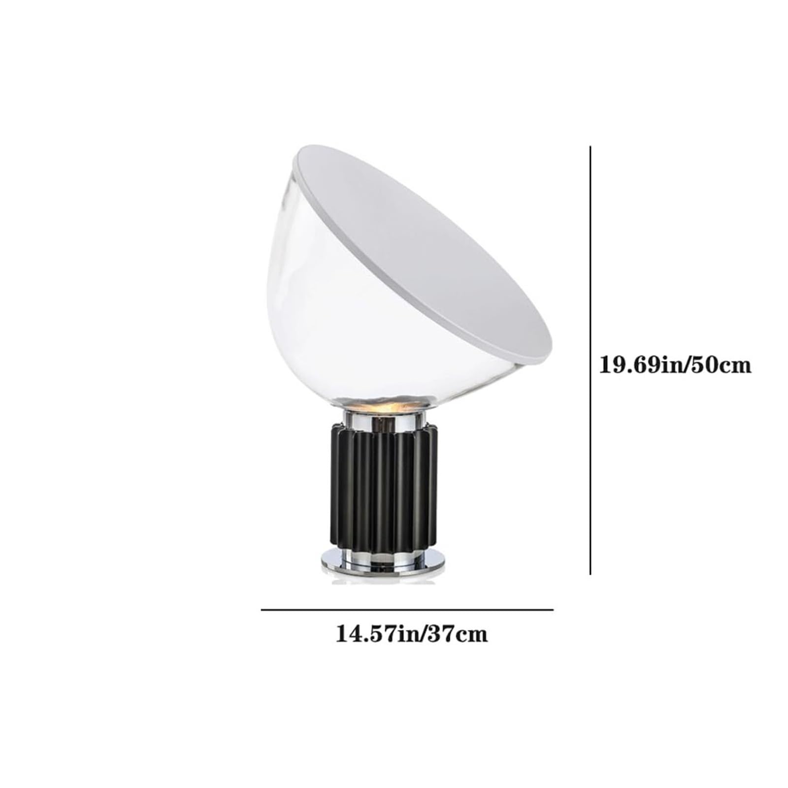Tischlampe Lampada da scrivania moderna di metà secolo, semplice e creativa, in vetro, for studio, camera da letto, comodino, bar, ristorante, reception Lampada tavolo