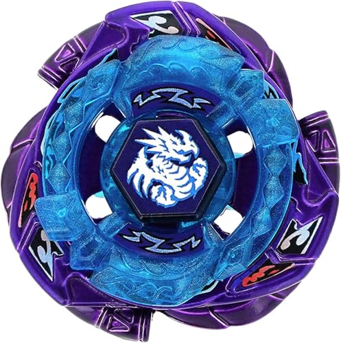 Image of Funstars Omega Dragonis 85XF Rare Metal Fury Spinning Top with Launcher (BB128)