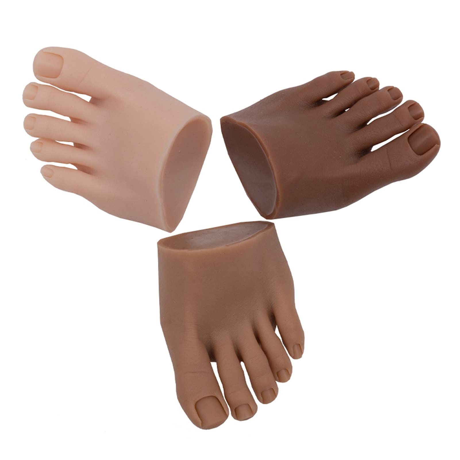 Silikonowa manicure noża bez podeszwy Palec wbudowany paznokcie Praktyka Model stópowy Dopasowywanie paznokci Protestetyczny(Right No 5)
