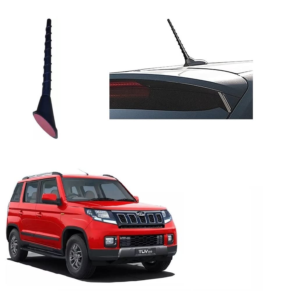 Stylish Car Roof Show Decorative Antenna Flexible Plastic Rod Aerial with Adhesive Tape Suitable for Mahindra TUV-300-image-41
