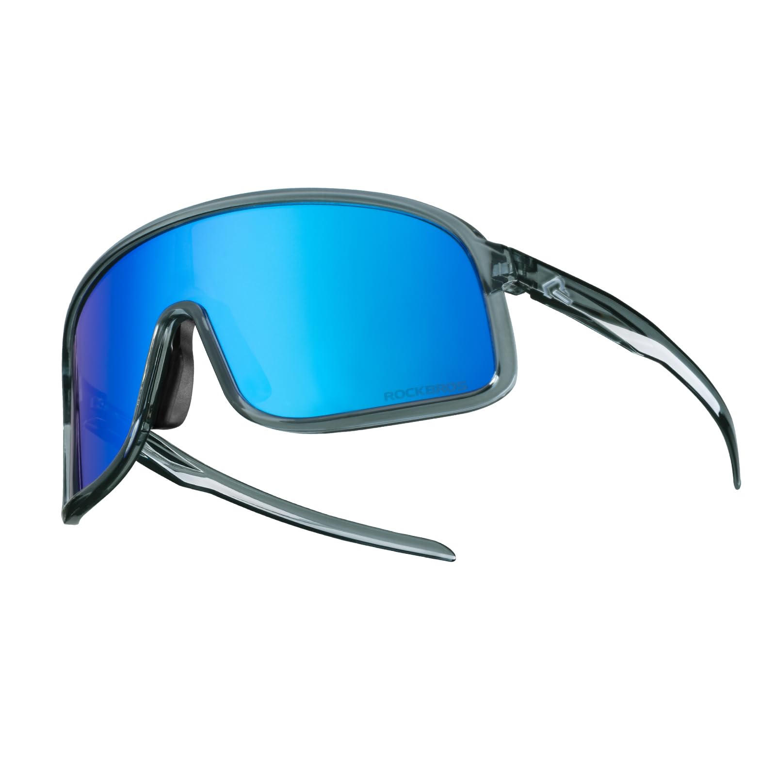 ROCKBROS Occhiali Polarizzati Uomo Donna, Occhiali da Sole Ciclismo Sportivi Protezione UV400 Antivento, Adatto per Bici Corsa MTB Pesca Guida Running
