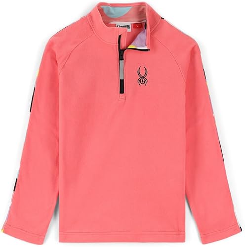 Spyder Chaqueta de forro polar con media cremallera para jóvenes