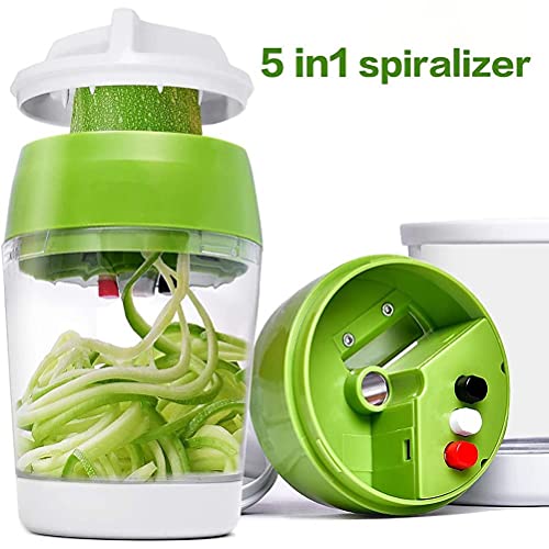 Vegetal Cortador Espiral Manual con 4 Modos de Corte miniatura 2