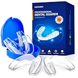 Mouth Guard for Teeth Grinding at Night: Moldable Custom Dental Guard for Sleeping - Nighttime Protection for Teeth 3 Packs