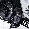 Men S Black Genuine Leather Combat Boots Gothic Skull Style Punk Style Motorcycle Boots Thin Strap High Top Combat Boots Suitable For Cycling Parties And Outdoor Activities