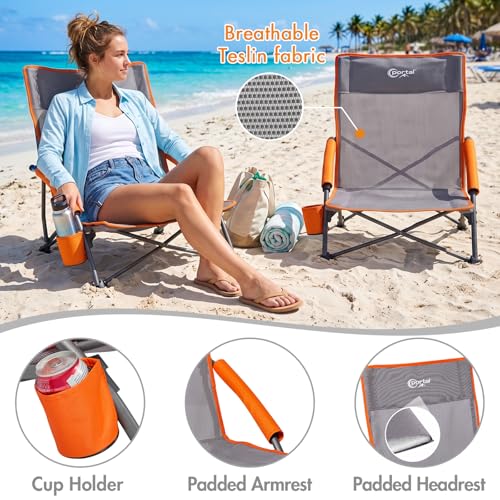 Portal beach chair modelo 05554 Pack de 2 butacos color Teslin Grey miniatura 7