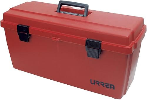 Caja de herramientas de plástico, 23"L x 11-38"W x 10-12"H