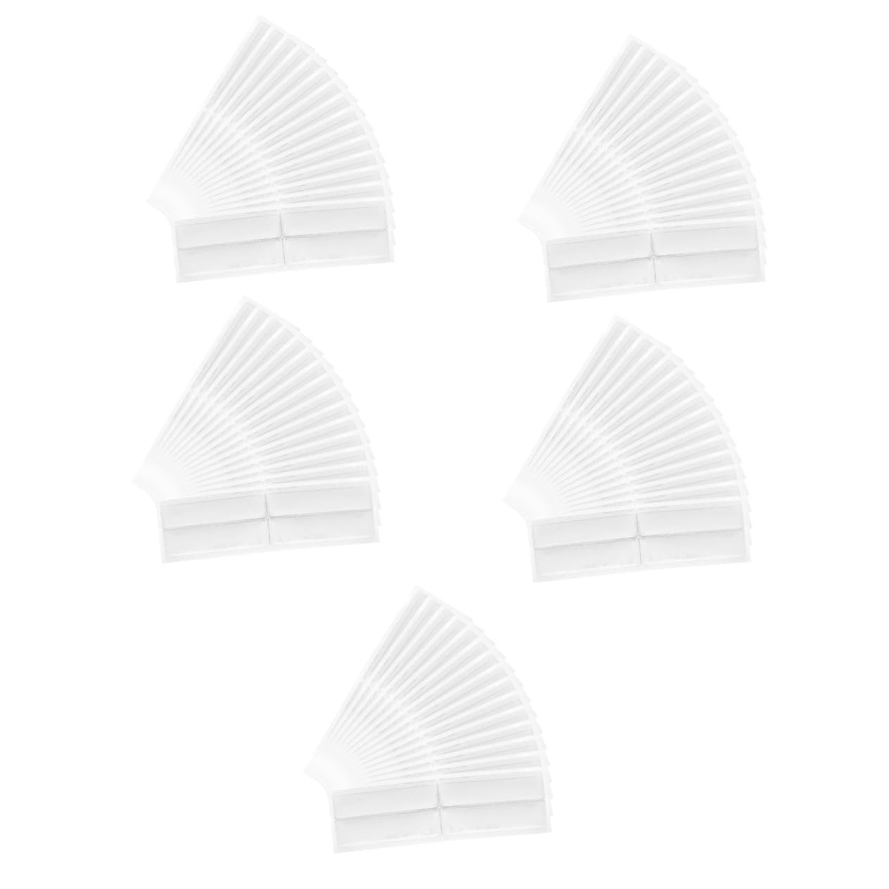 SHINEOFI 5 Set Etichette Adesive Trasparenti Per Schede Autoadesive Per Tue Carte Casa 4 Fogli * 5