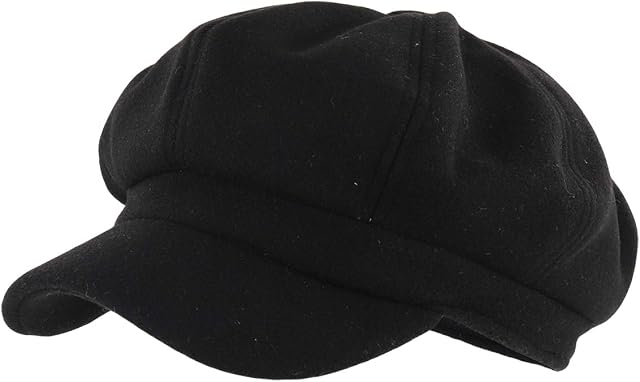 Gisdanchz Women's Woolen Visor Beret Newsboy Hat Cabbie Cap for Winter