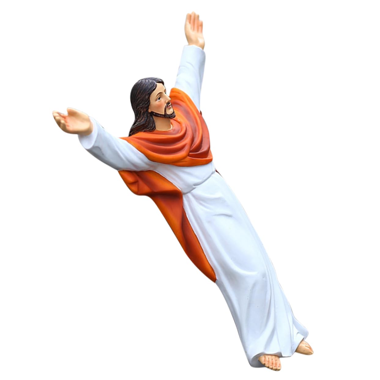 Jesus Anhänger aus Kunstharz für Innenbereich als Wandfigur | Realistische Form, Religiöser Stil, Feine Verarbeitung und Stabile Ausführung für Szene Deko