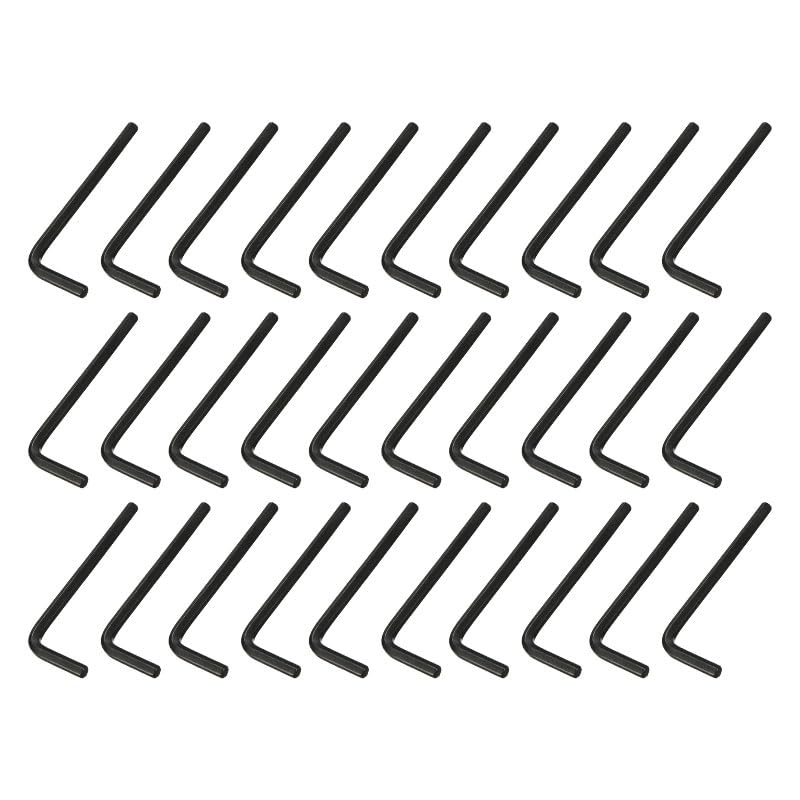 Nikovoke 30pcs Metric 5mm Hex Key Wrench, CR-V Steel L Shaped Allen Key with High Torque & Rust-Resistant, for Furniture Assembly, Appliances Maintenance, Auto Parts Installation