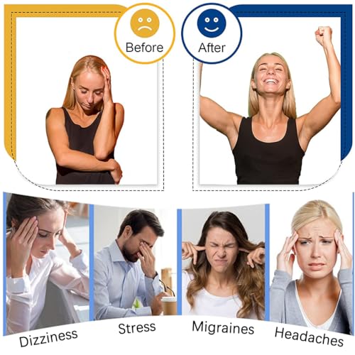 DHinkyoung 2 Pcs Acupressure Clips, Migraine Relief Clips with Snake Pattern, Portable LI4 Massage Clips for Men/Women, Plastic Tiger Mouth Rubdown Clips for Headache, Migraine, Tension Relief - Image 4