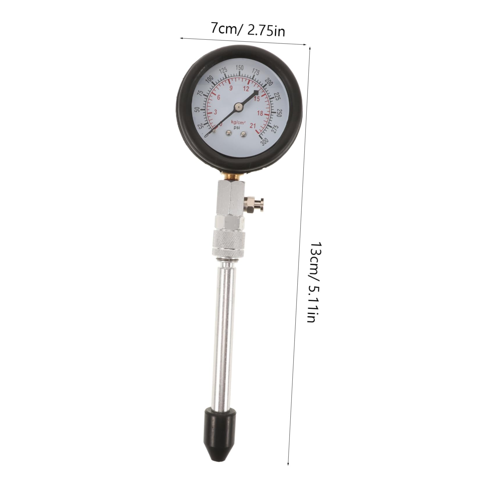 Cabilock Automotive Motorcycle Dual-use Compression Gauge Kit Engine Cylinder Pressure Tester Digital Compression Gauge for Mechanics