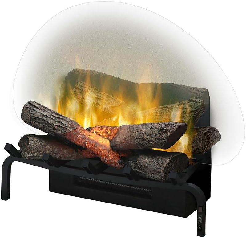 Dimplex Revillusion Electric Fireplace Log Insert - 20 Inch Faux Wooden Logs, Plug in Electric Heater; Remote Control Included - Supplemental Zone Heat | Model #RLG20