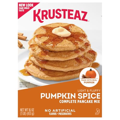 Krusteaz Pumpkin Spice Pancake Mix 16 oz(3 Pack)