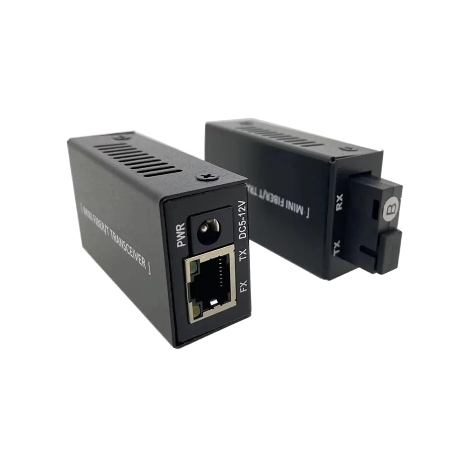 1 paire de convertisseurs fibre optique Gigabit 100/1000 Mbps SC vers commutateurs Ethernet