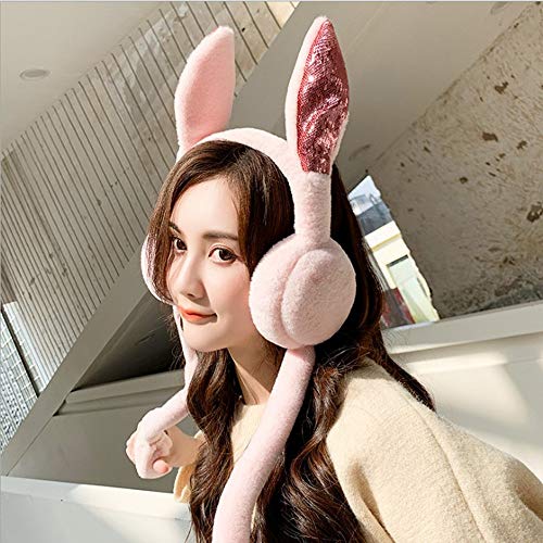 Cache-oreilles lapin mignon pour affronter le froid hivernal lors de vos sorties