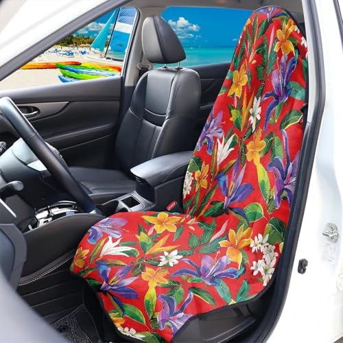 Image of Turtle Car Seat Towel Cover Fashion Auto Interior Waterproof Soft Auto Seat Covers Anti-Slip Vehicle Seat Protector Universal Size Fit for Most Cars SUVs Trucks Vans