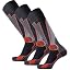 3 Pairs - Black/Grey/Orange
