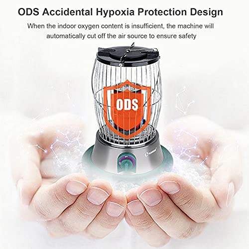 Draagbare propaanverwarmer voor buitenverwarming en koken, ODS-bescherming buiten campingverwarmer, winddichte mini… - Image 4