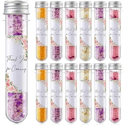 Dimsile 12 Pcs Aromatherapy Bath Salts Cover