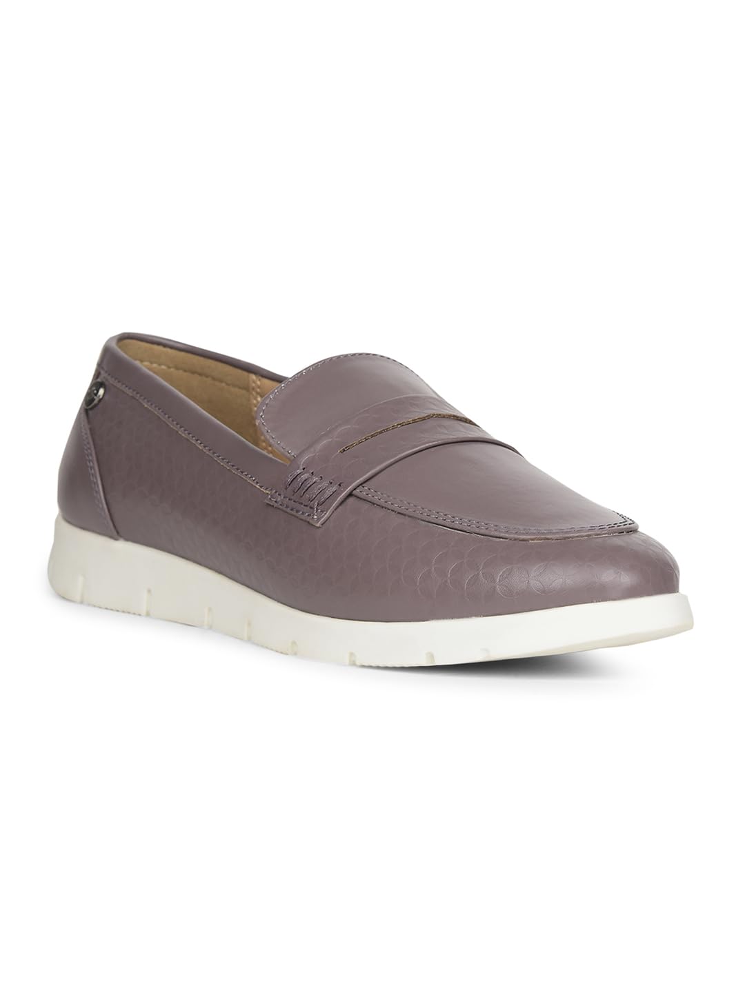bata Women's Loafers – Comfortable, Stylish Slip-On Flats and Office Use Grey-picture-26