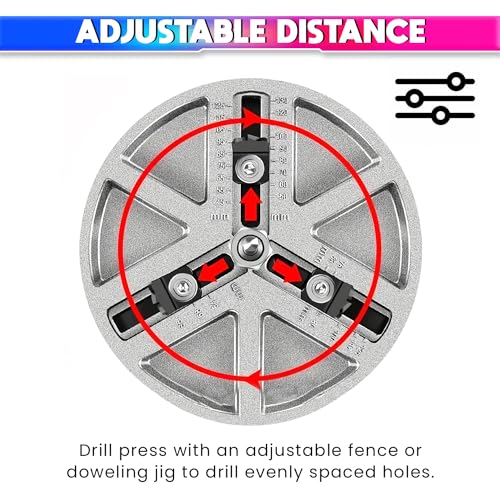 Image of amiciTools Adjustable Hole Saw for Drilling, 1.7 to 5.1 Inch Bit for Sawing Various Diameters 45-130MM, High Precision Cutting Tool for Wood, Plastic, and Drywall