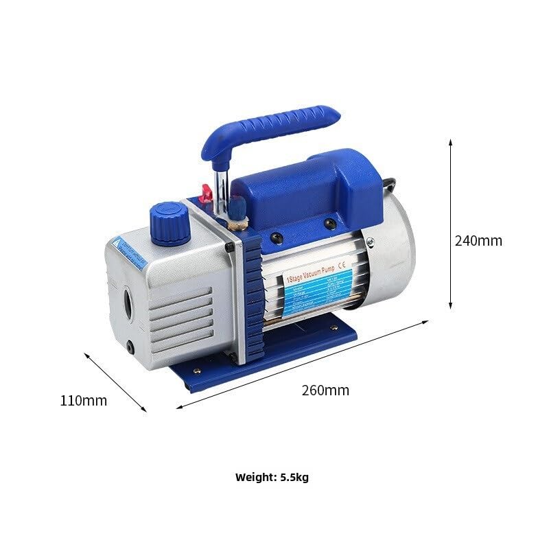Bomba de vacío portátil para servicio de aire acondicionado - Bomba de vacío de alta eficiencia para HVAC y reparación automotriz miniatura 3